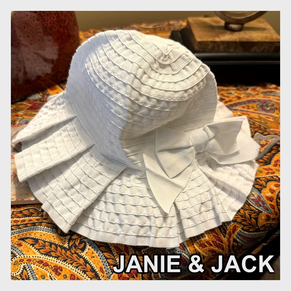 JANIE & JACK WHITE SUMMER HAT
